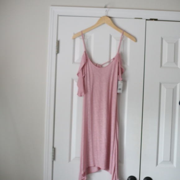 NWT Lucky Brand mauve pink swim coverup - Picture 5 of 6